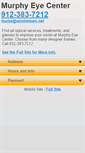 Mobile Screenshot of murphyeyecenter.com